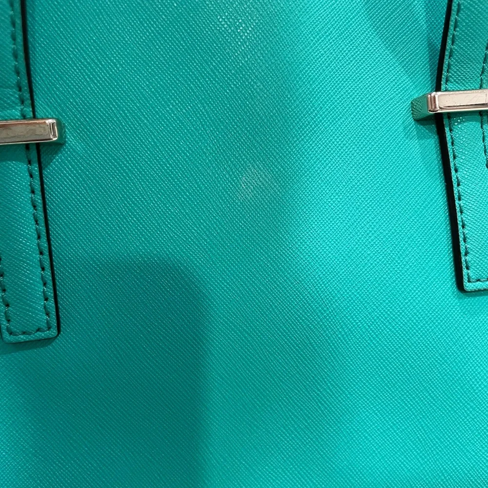 Kate Spade Teal Pocketbook - Picture 5 of 9